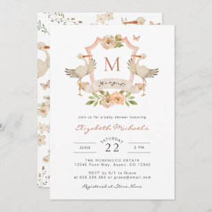 Het is een meisje. Baby Shower Kaart