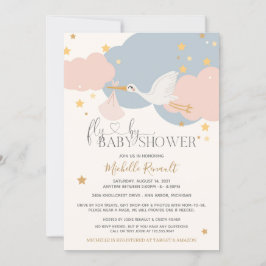 Het is een meisje Baby shower. Kaart