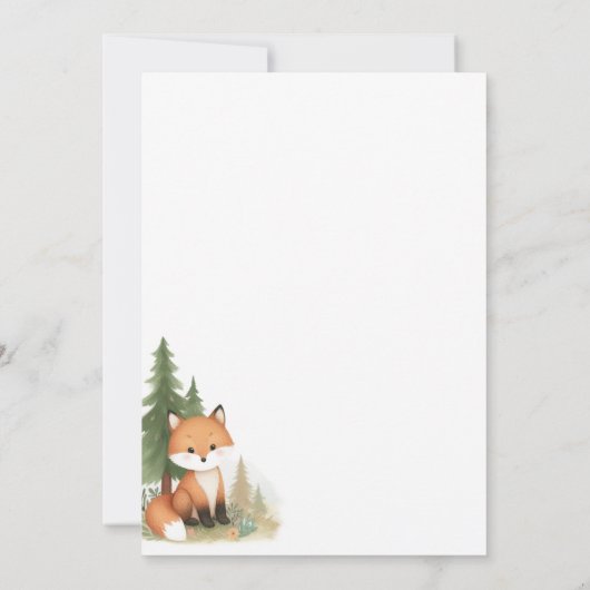 Het is een meisje Baby shower Kaart (Achterkant)