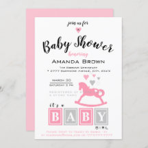 Het is een meisje Baby shower