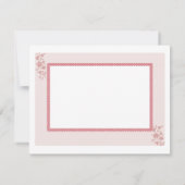 Het is een meisje Baby shower Kaart (Achterkant)