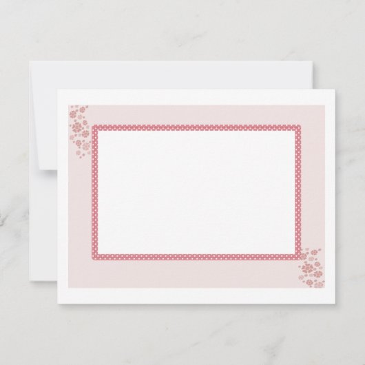 Het is een meisje Baby shower Kaart (Achterkant)