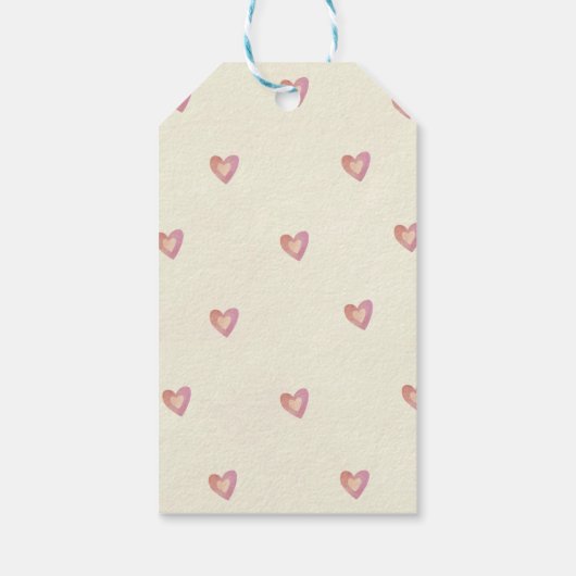 Het is een meisje baby shower labels gunsten beer cadeaulabel (Achterkant)