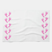 Het is een meisje - Baby shower, pasgeboren Theedoek (Horizontaal)