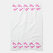 Het is een meisje - Baby shower, pasgeboren Theedoek (Verticaal)