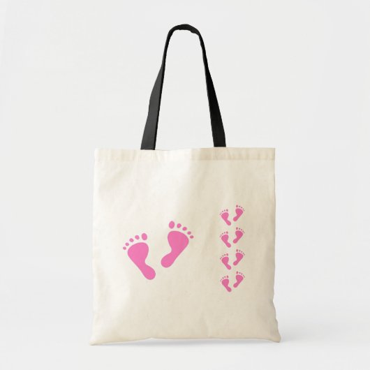 Het is een meisje - Baby shower, pasgeboren Tote Bag (Voorkant)