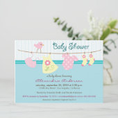 Het is een meisje! Baby shower sluiten Kaart (Staand voorkant)