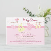 Het is een meisje! Baby shower sluiten Kaart (Staand voorkant)