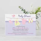 Het is een meisje! Baby shower sluiten Kaart (Staand voorkant)