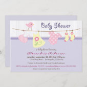 Het is een meisje! Baby shower sluiten Kaart (Voorkant / Achterkant)