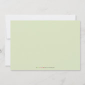 Het is een meisje! Baby shower sluiten Kaart (Achterkant)