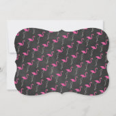 Het is een meisje Baby shower uitnodiging - Chalk (Achterkant)