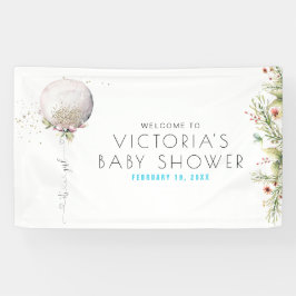 Het is een meisje | Baby shower Welkomstbanner Spandoek