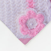 "Het is een meisje" babydeken Fleece Deken (Hoek)