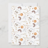 Het is een meisje babykleding douche uitnodiging (Achterkant)