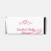 HET IS EEN MEISJE BABYSHOWER ROZE REGENBOOG PASTEL