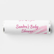 HET IS EEN MEISJE BABYSHOWER ROZE REGENBOOG PASTEL