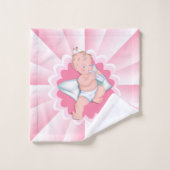 "Het is een meisje!" Bad Handdoek (Wasdoekje)