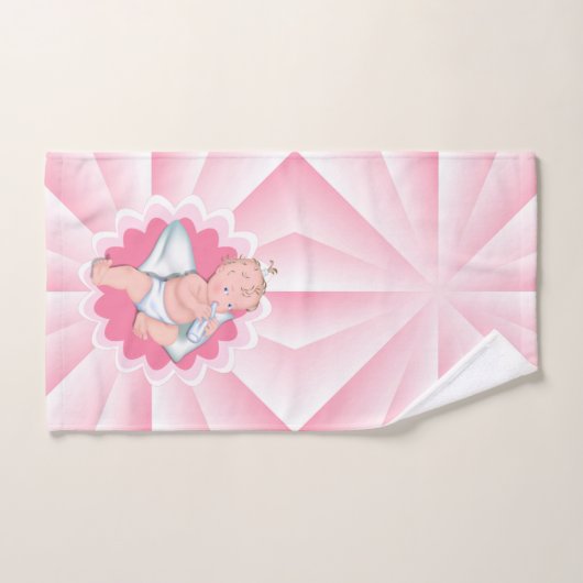 "Het is een meisje!" Bad Handdoek (Handdoek)