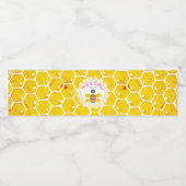 Het is een Meisje Bijen Baby shower Waterflesetike Waterfles Etiket (Enkel label)