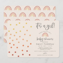 Het is een meisje blush roze pastel terracotta reg