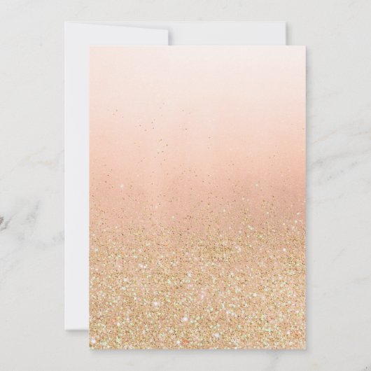 Het is een meisje Boho Teddy Bear Blush roze baby Kaart (Achterkant)