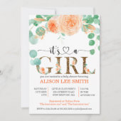 Het is een meisje Botanisch blauwgroen en oranje B (Voorkant)