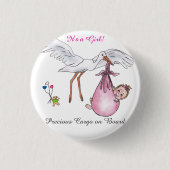 Het is een meisje! Button (Voorkant)