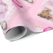 Het is een meisje. cadeaupapier (Rol Hoek)