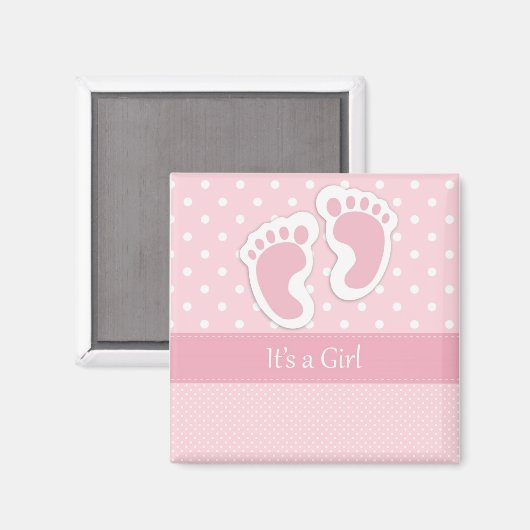 Het is een meisje dat de date magent bewaart magneet (Voorkant / Achterkant)