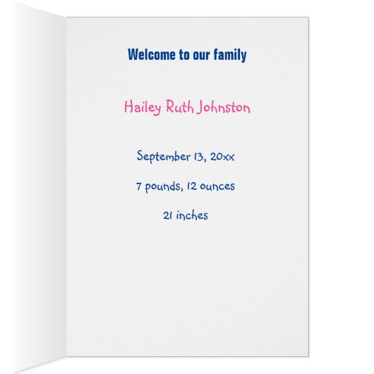 Het is een meisje dubbele foto aangepaste tekst ge (Binnen (Rechts))