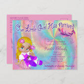 Het is een meisje - een Cutie-Pie Baby Briefkaart (Voorkant / Achterkant)