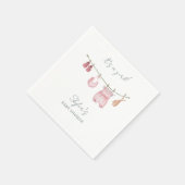 Het is een meisje eenvoudige kleding Waterverf Bab Servet (Hoek)