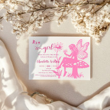 Het is een meisje! Fee Paddenstoel en Bloem Baby S