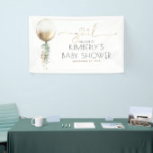 Het is een meisje gouden ballon Baby shower Spandoek (Beurs)