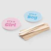 Het is een meisje, het is een baby shower-sekse-op handwaaier (Niet-gemonteerd)