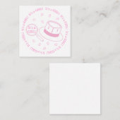 Het is een meisje! informatiekaartje (Voorkant / Achterkant)