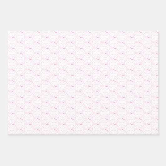 Het is een meisje! inpakpapier vel (Voorkant 3)