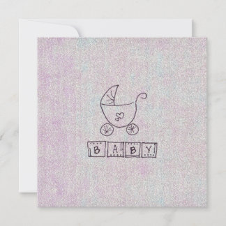 Het is een meisje kaart