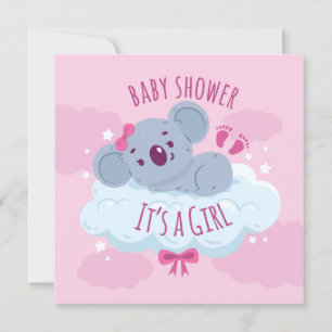 Het is een meisje kaart