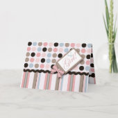 Het is een Meisje! Kaart (Voorkant)