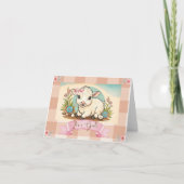 Het is een meisje! kaart (Voorkant)