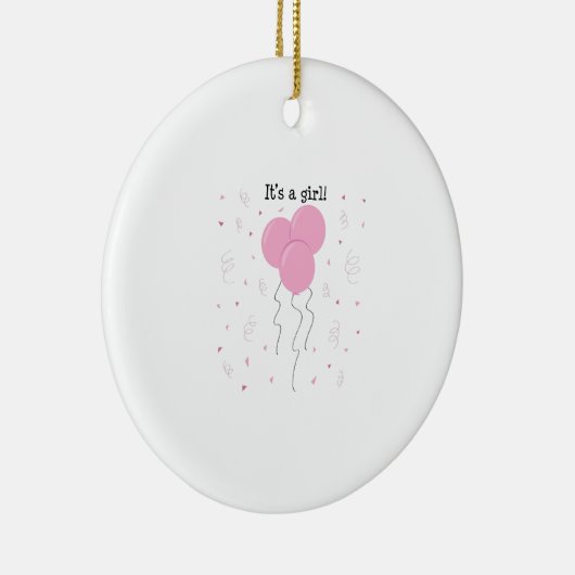 Het is een meisje keramisch ornament (Rechts)