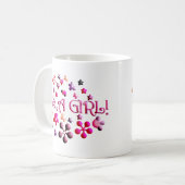 Het is een meisje koffiemok (Voorkant links)