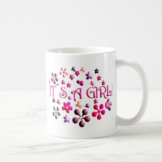 Het is een meisje koffiemok (Rechts)