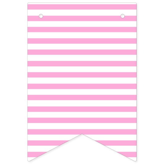 Het is een meisje. | Kute Pink Bunny Kids Birthday Vlaggetjes (Tweede vlag)