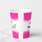 Het is een meisje! - Laat de "fondsen" beginnen! K Papieren Bekers (Links)