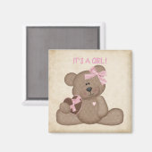 HET IS EEN MEISJE Magnet (Voorkant / Achterkant)