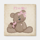 HET IS EEN MEISJE Magnet (Voorkant)