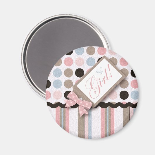 Het is een meisje. Magnet (Voorkant / Achterkant)